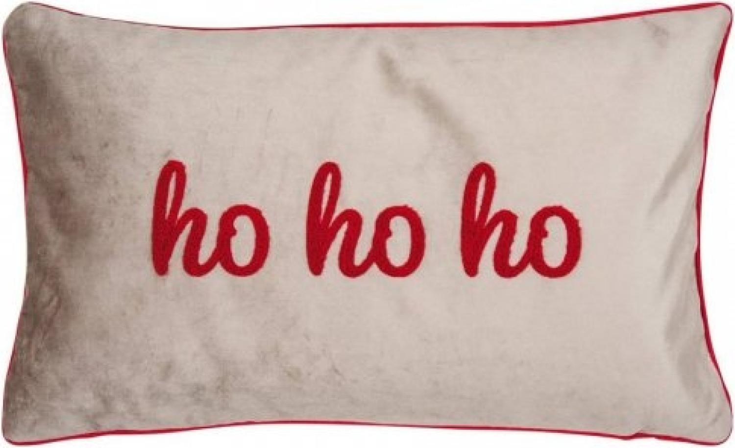 pad Kissenhülle Ho Ho Ho Lyrics Rot (30x50cm) 11740-Q40-3050 Bild 1