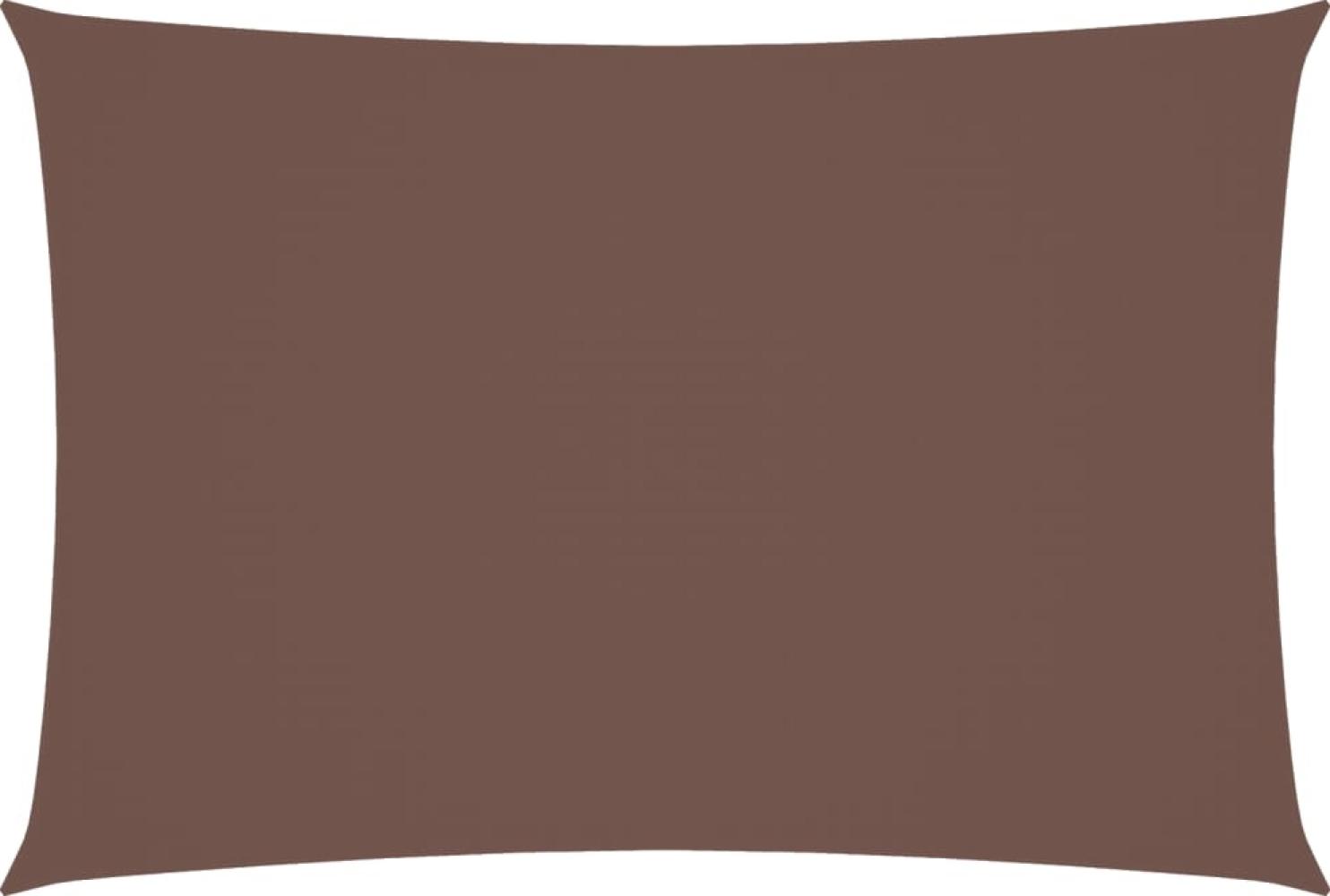 vidaXL Sonnensegel Oxford-Gewebe Rechteckig 3x5 m Braun 135817 Bild 1