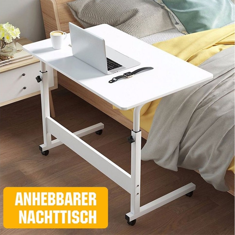 YMQHBS Beistelltisch Höhenverstellbar Beistelltisch mit Rollen (packung, 1-St, Beistelltisch), Höhenverstellbarer Bild 1