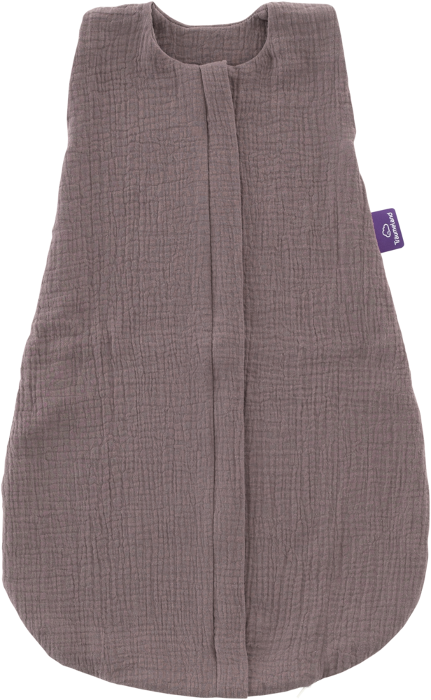 Sommerschlafsack LIEBMICH Baumwollmusselin schokopflaume, Größe 60 Bild 1