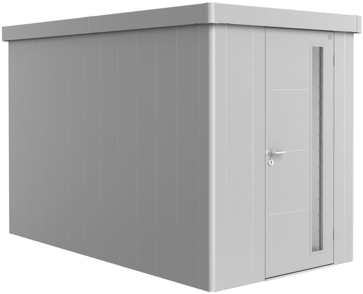 Biohort Gerätehaus Neo® 4A: 180 x 348 x 222 (b x t x h) cm silber-metallic Bild 1