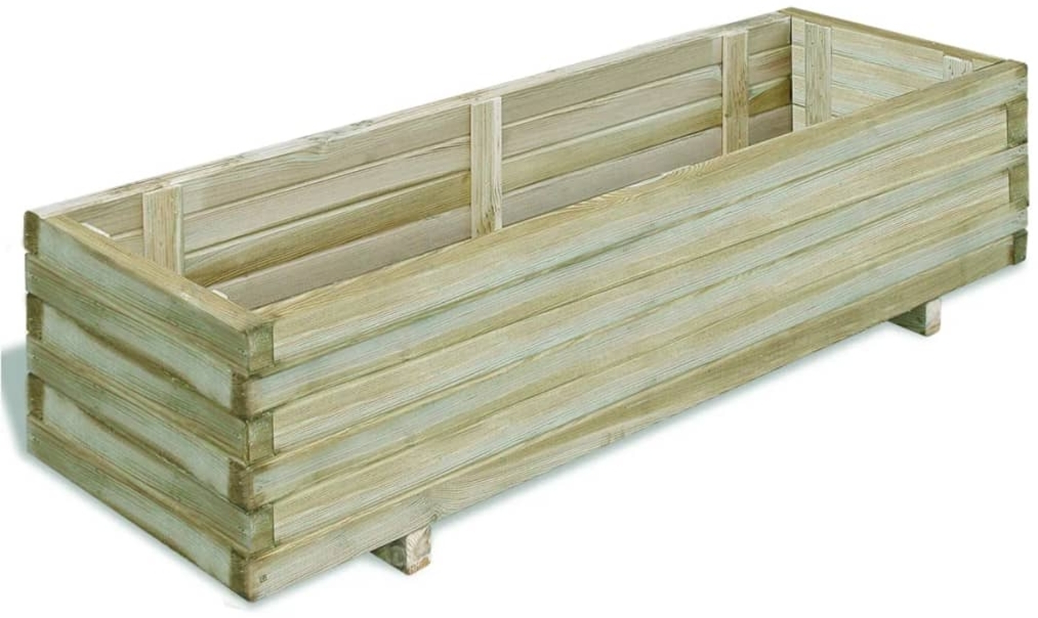 vidaXL Hochbeet 120x40x30 cm Holz Rechteckig 41661 Bild 1