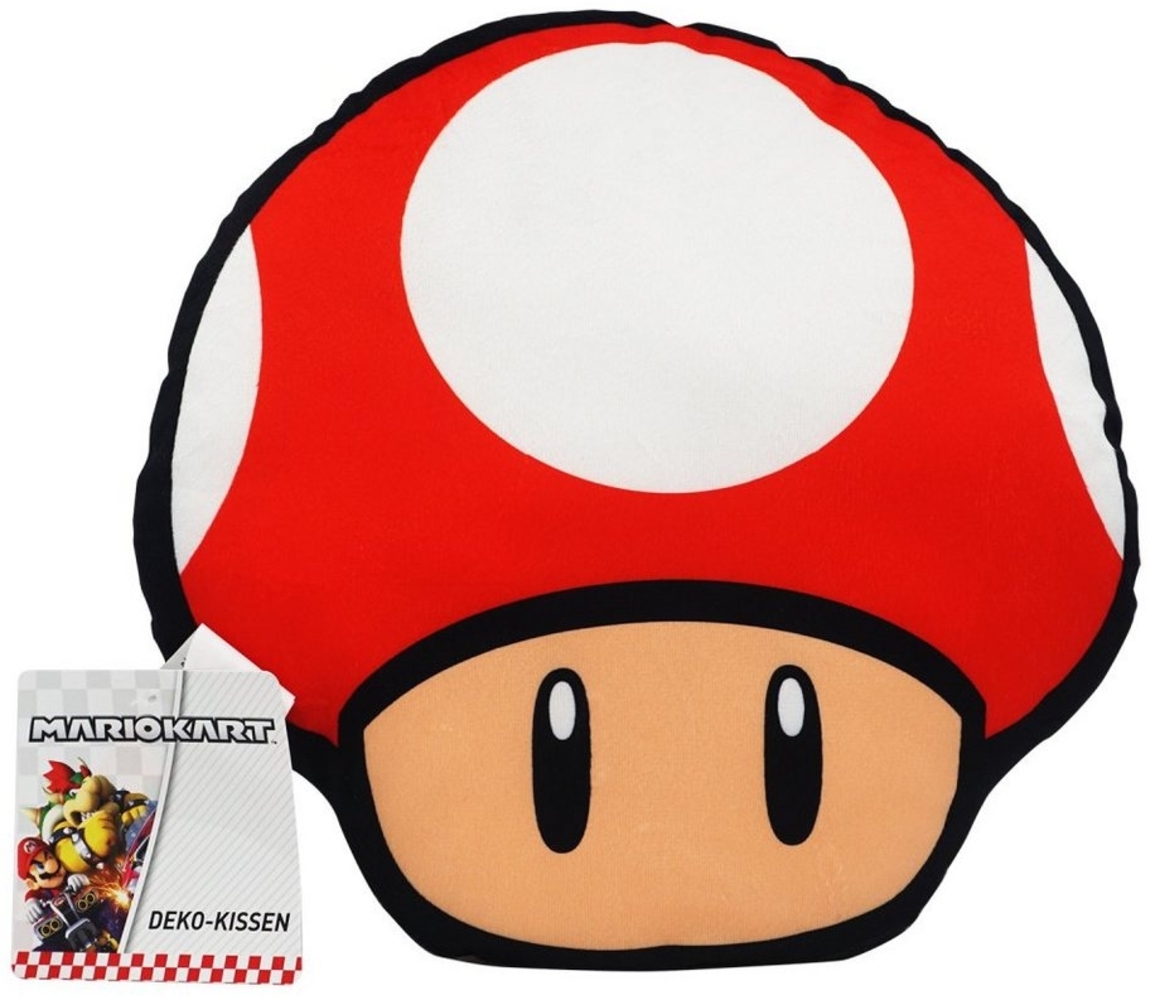 Character World Dekokissen Nintendo - Super Mario Turbo-Pilz - Mushroom Kissen Bild 1