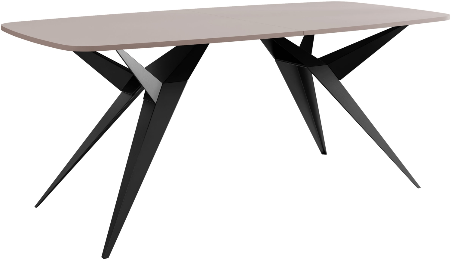 Esstisch Arbadt (Farbe: Schwarz / Cashmere) Bild 1