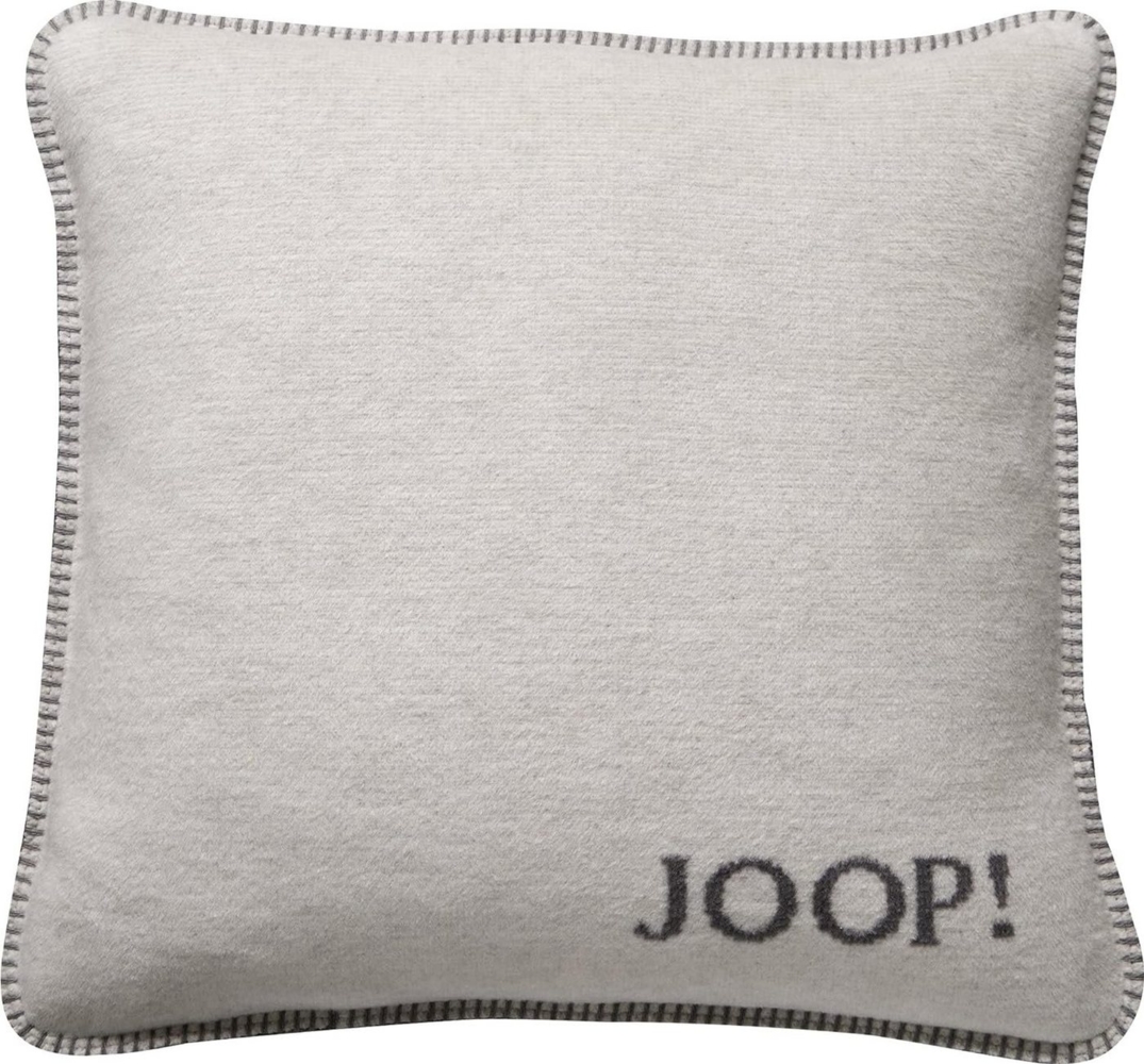 JOOP! Dekokissen JOOP! Kissen mit Füllung MELANGE-DF Ecru-Graphit 50 x 50cm Bild 1