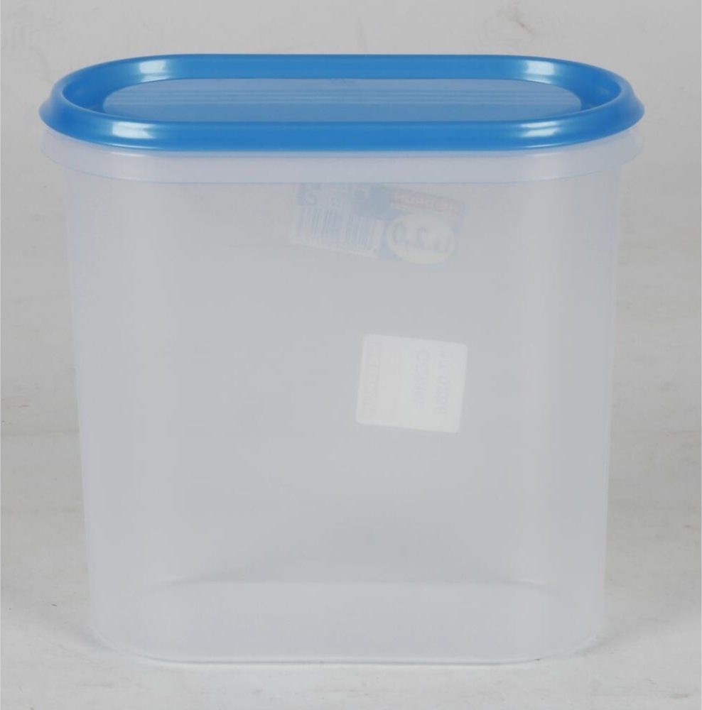 12x Frischhaltedose 2L Gefrieren Aufbewahrungsbox Vorratsbehälter Brot Essen Bild 1