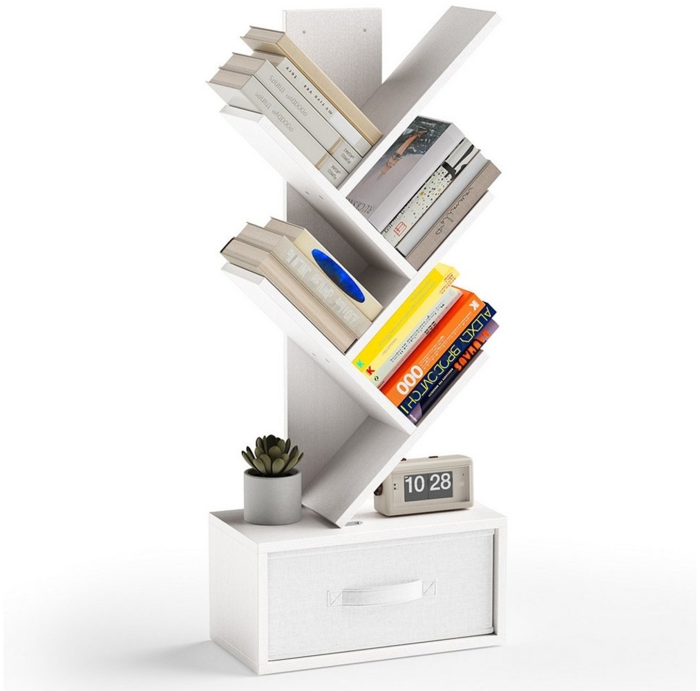 Bealife Bücherregal, Mit Schublade, ein Geschenk für die Familie Bild 1