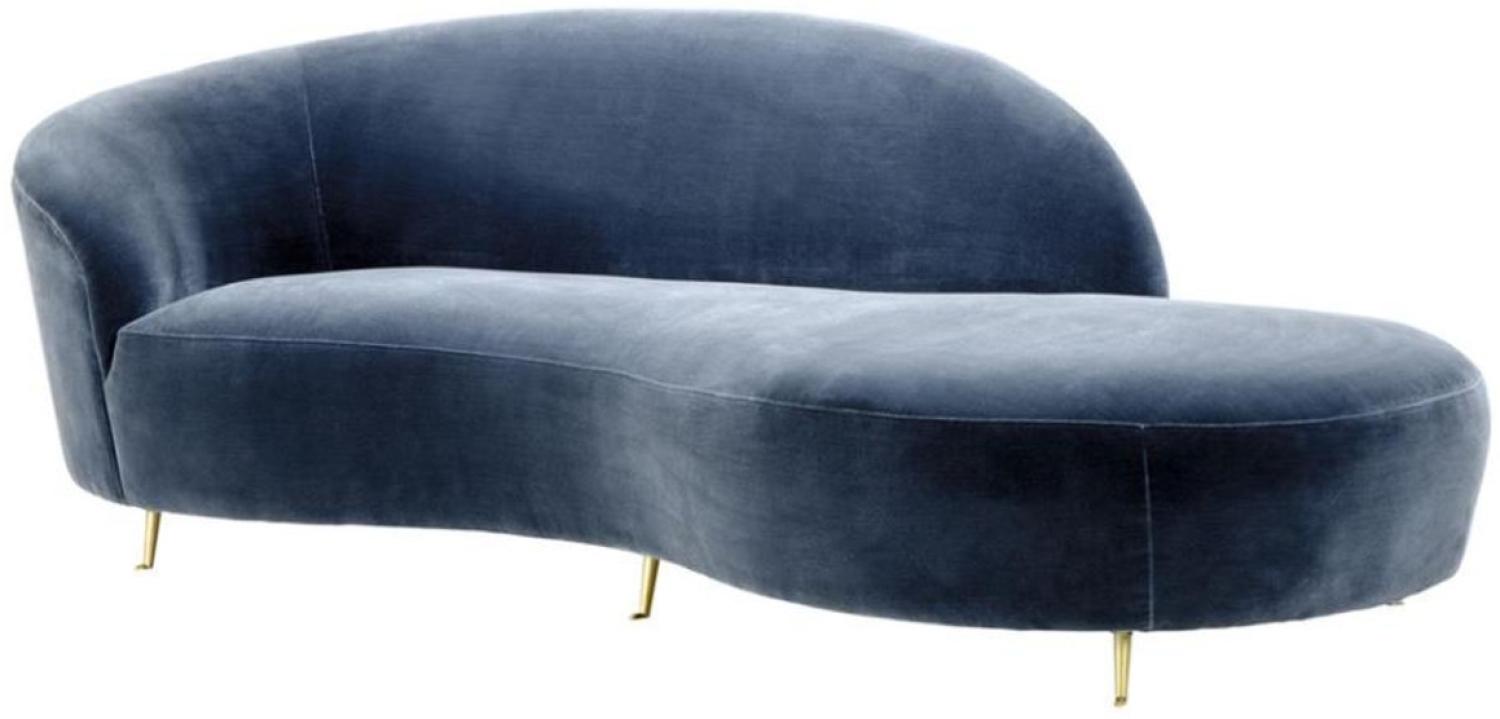 EICHHOLTZ Sofa Khan cameron faded blue Bild 1