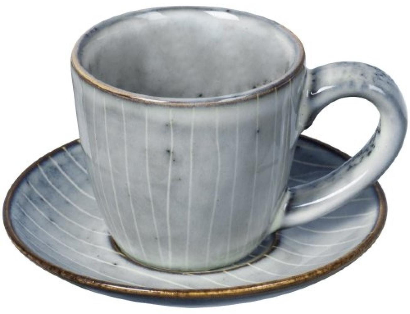 Broste Copenhagen Espressotasse mit Untertasse Nordic Sea (2-teilig) 14533456 Bild 1