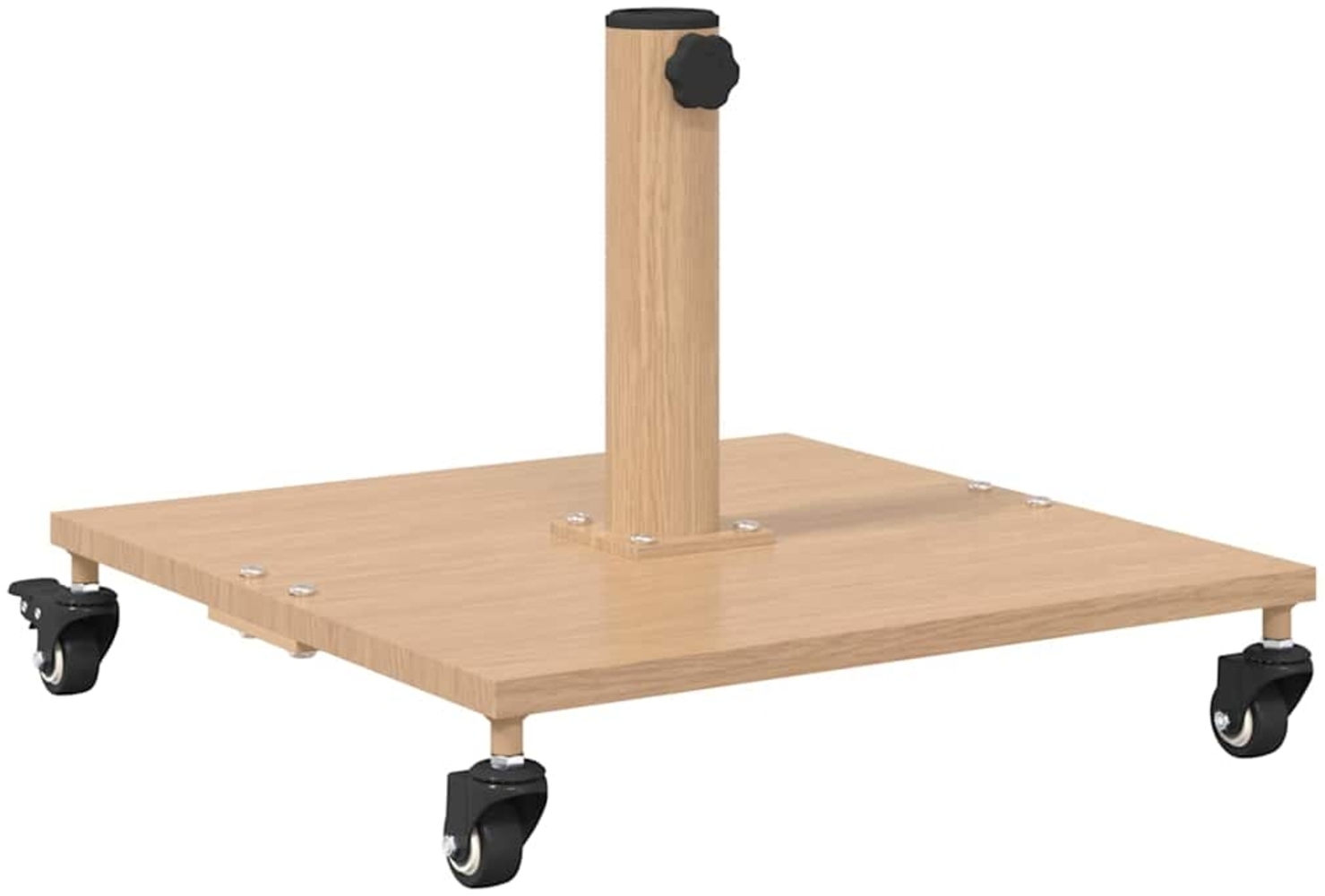 vidaXL Sonnenschirmständer Helles Holz 45 x 45 x 31,5 cm 42010366 Bild 1
