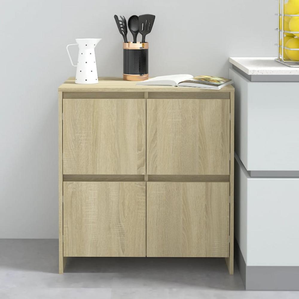 Sideboard Sonoma-Eiche 70 x 41 x 75 cm Holzwerkstoff [809767] Bild 1