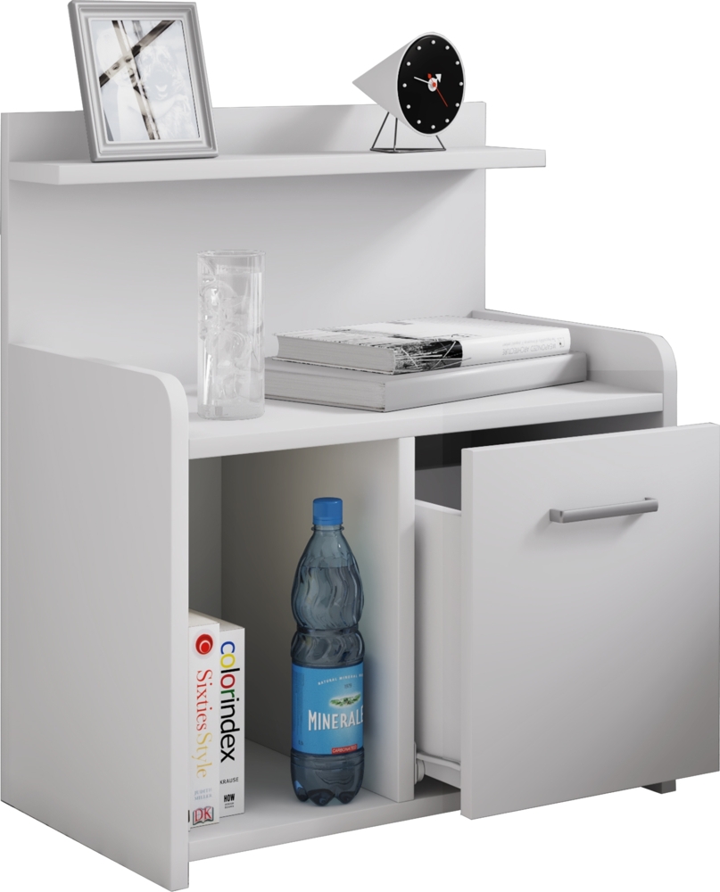 VCM Nachttisch Nilasa 916963 Weiß H. 60 x B. 47 x T. 29 cm Bild 1