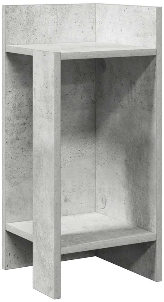 vidaXL Beistelltisch mit Ablage Betongrau 25,5x27x60 cm 858548 Bild 1