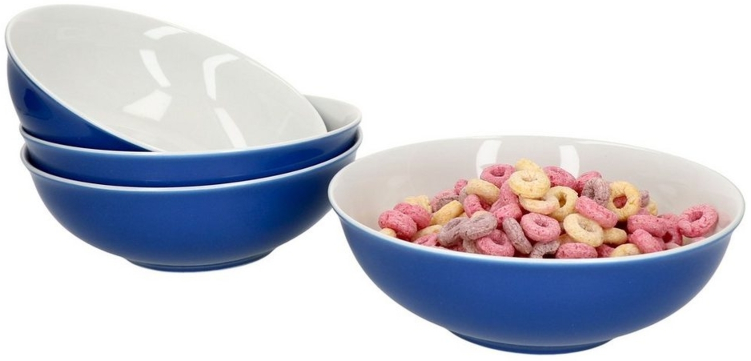 4er Set Doppio Schalen Ø18 cm Indigo-Blau Snack-Schüssel Dessert-Bowl Ritzenhoff Bild 1