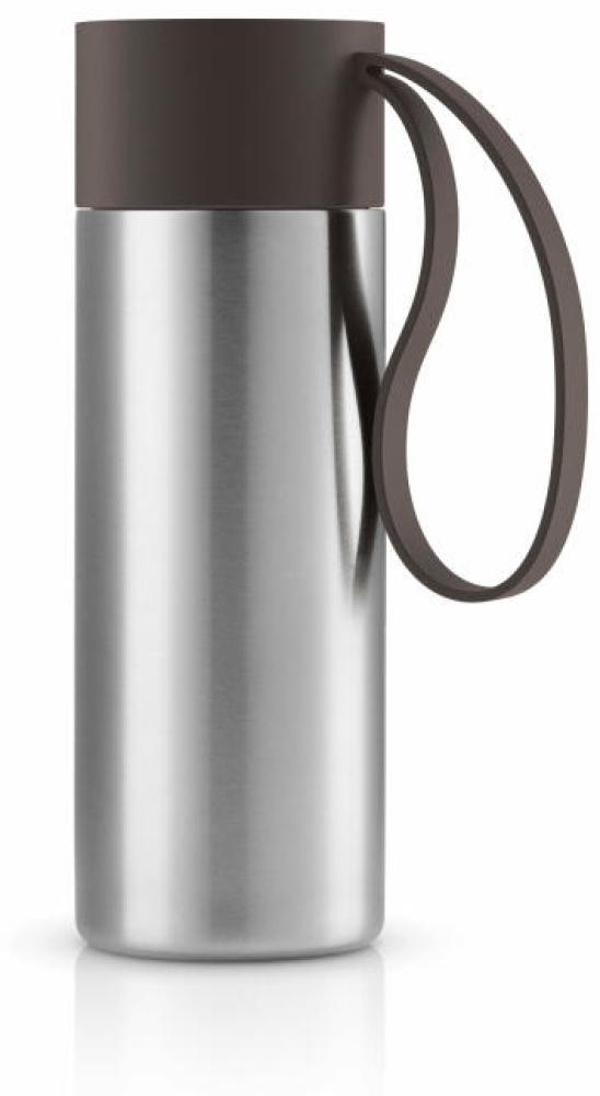 Eva Solo Isolierbecher To Go Cup, Thermobecher, Edelstahl, Kunststoff, Chocolate, 350 ml, 567044 Bild 1