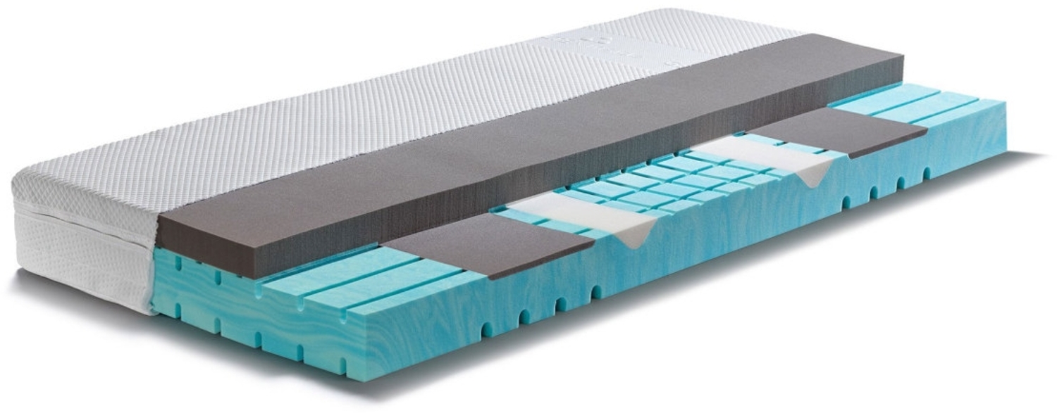 Swissflex Versa 20 Gomtex Gel Kaltschaummatratze 90x200 Jersey H1 (Soft bis 60kg) Bild 1