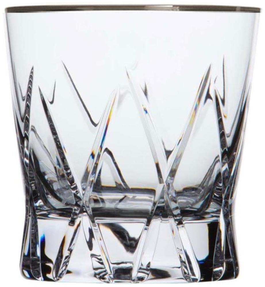 Whiskyglas Kristall London Platin clear (10 cm) Bild 1