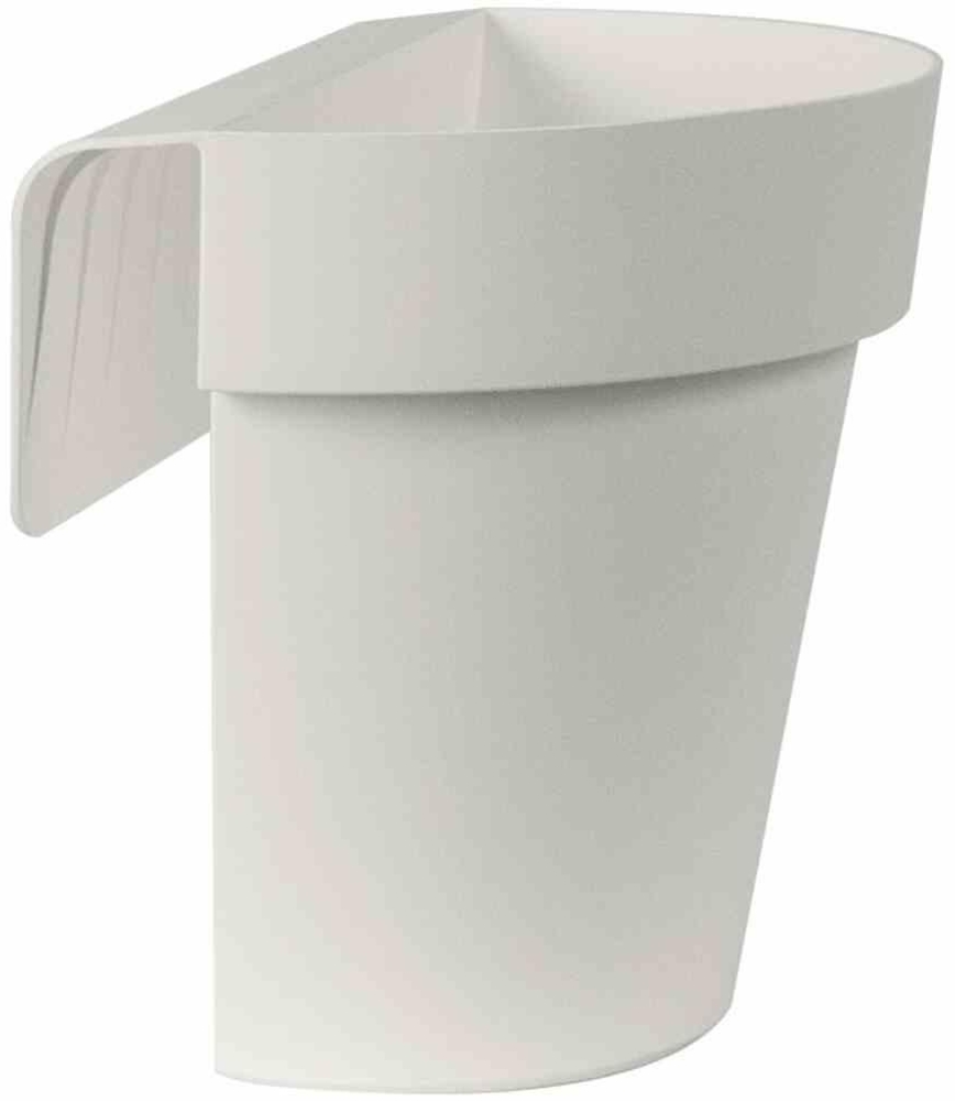 Balkon-Hängetopf UP, weiß Ø 25 cm,mit Wasserreservoir Bild 1
