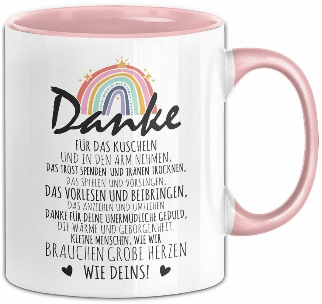 Trendation Tasse Erzieherin Abschiedsgeschenk Tasse Abschied Kindergarten Geschenkidee Bild 1