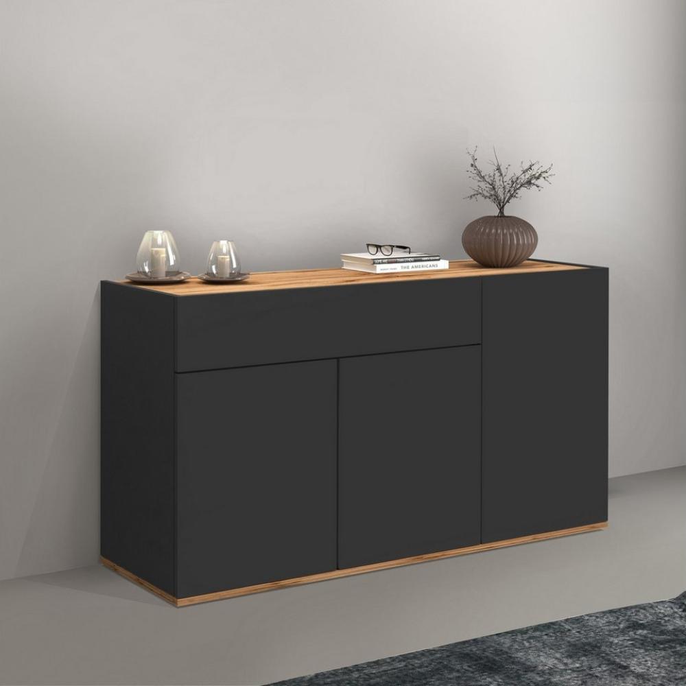 INOSIGN Sideboard Garda, Kommode, Schrank, Kredenz, 3 Türen, 1 Schublade, grifflos Breite 120,1 cm Bild 1