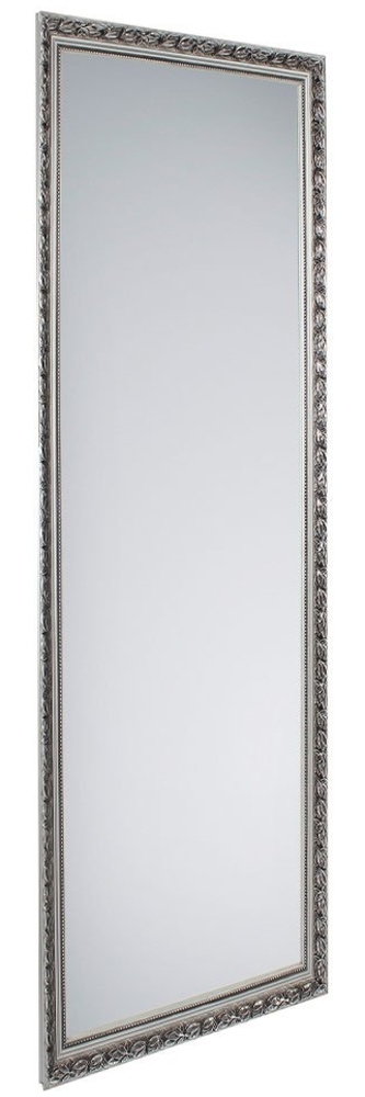 Rahmenspiegel Sonja, Glas, Holz, Silber, Verspiegelt Bild 1