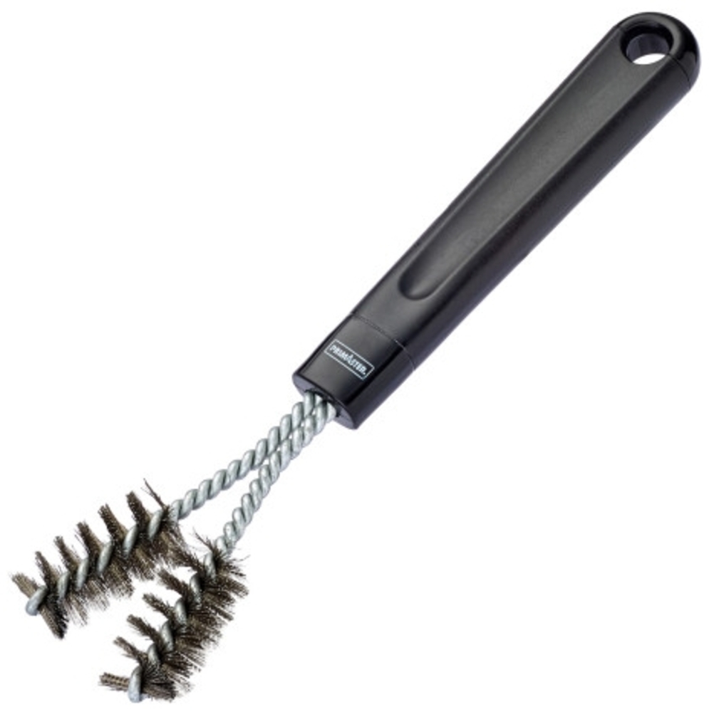 Primaster Grillbürste zweiseitig Stahl 28 cm Bild 1