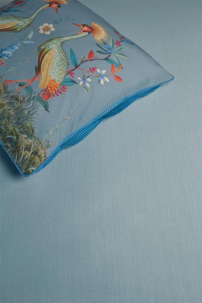 Pip Studio Jersey-Elasthan Spannbettlaken Goodnight By Pip Blue 100X200/220 100 x 200/210/220 cm Pocket depth: 30 cm 1 Spannbettlaken Blau Bild 1