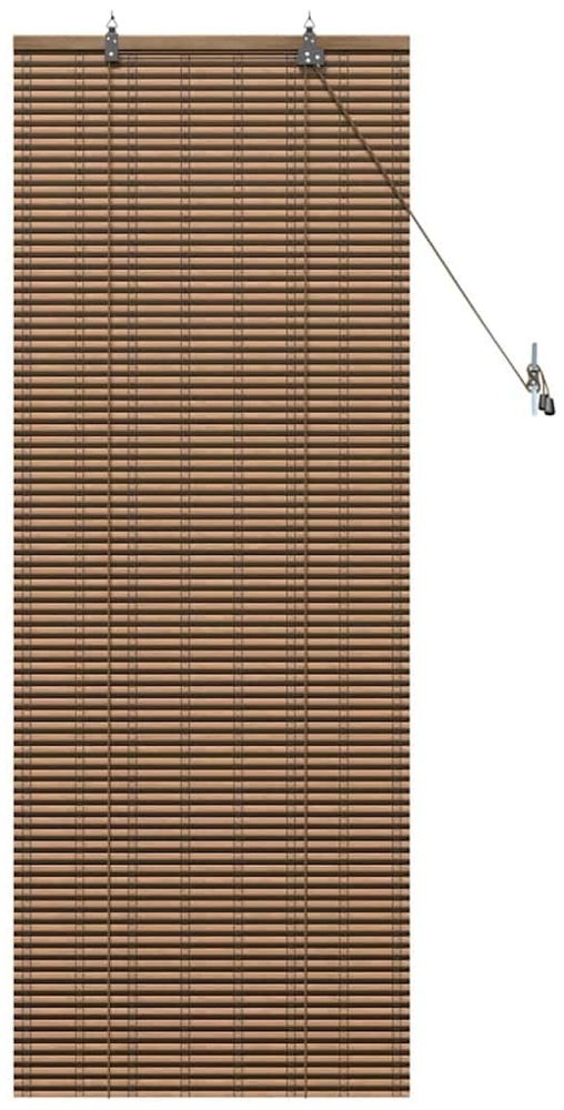 vidaXL Fensterjalousien und -schattierungen Braun 60 x 160 cm Bambus 42006910 Bild 1
