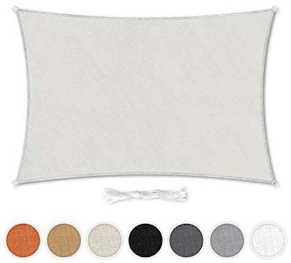Hometex Premium Textiles Sonnensegel Sonnenschutz Windschutz - robust, stabil & vielseitig, robuster und stabiler Schattenspender für Garten, Balkon und Terrasse Bild 1