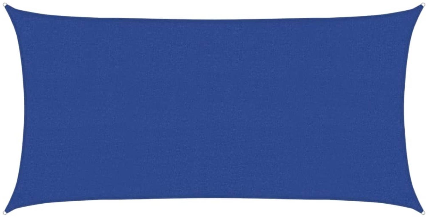 vidaXL Sonnensegel 160 g/m² Blau 2x4 m HDPE 311504 Bild 1