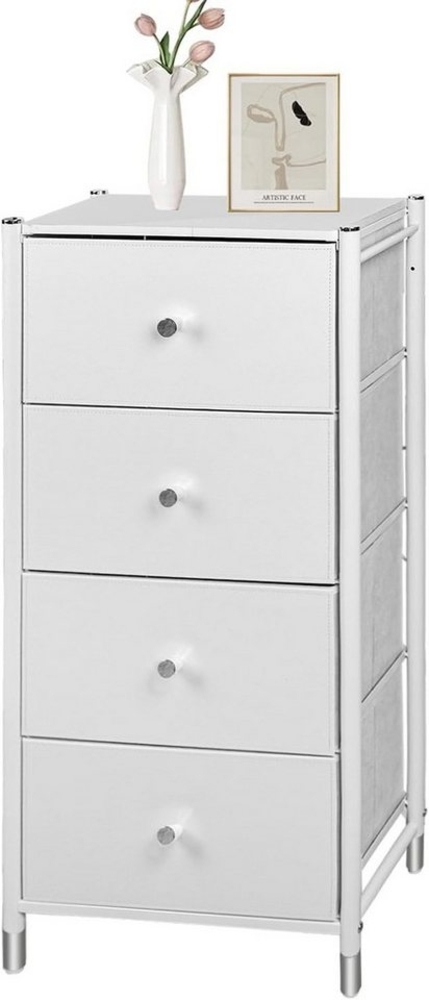 Allyson Kommode Stoffschublade 98x46cm, Stoffkommode für Wohnzimmer & Badezimmer, Stoffschublade Bild 1