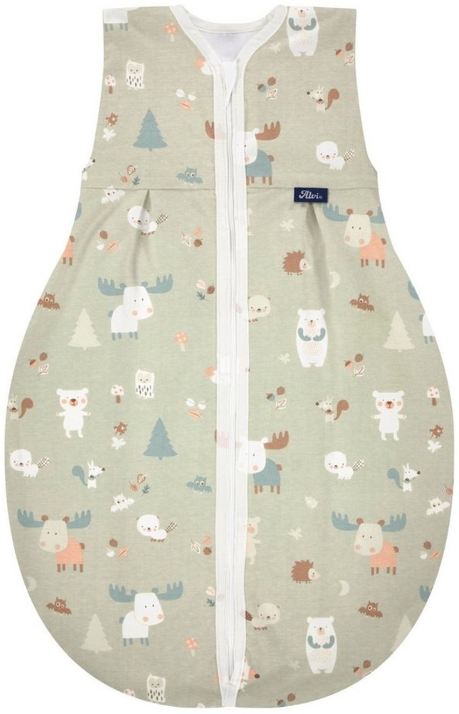 Alvi Kugelschlafsack Molton Baby Forest 90 Bild 1