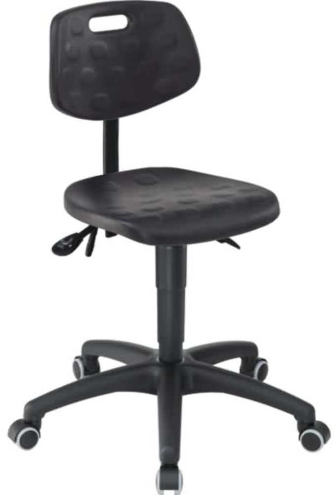 meychair Drehstuhl 80001 PW1-TR-PU schwarz Bild 1