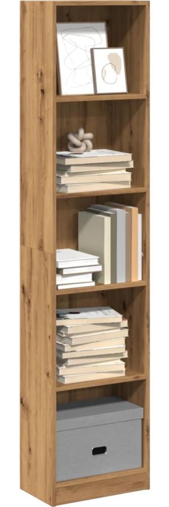 vidaXL Bücherregal Artisan-Eiche 40x24x176 cm Holzwerkstoff 857800 Bild 1