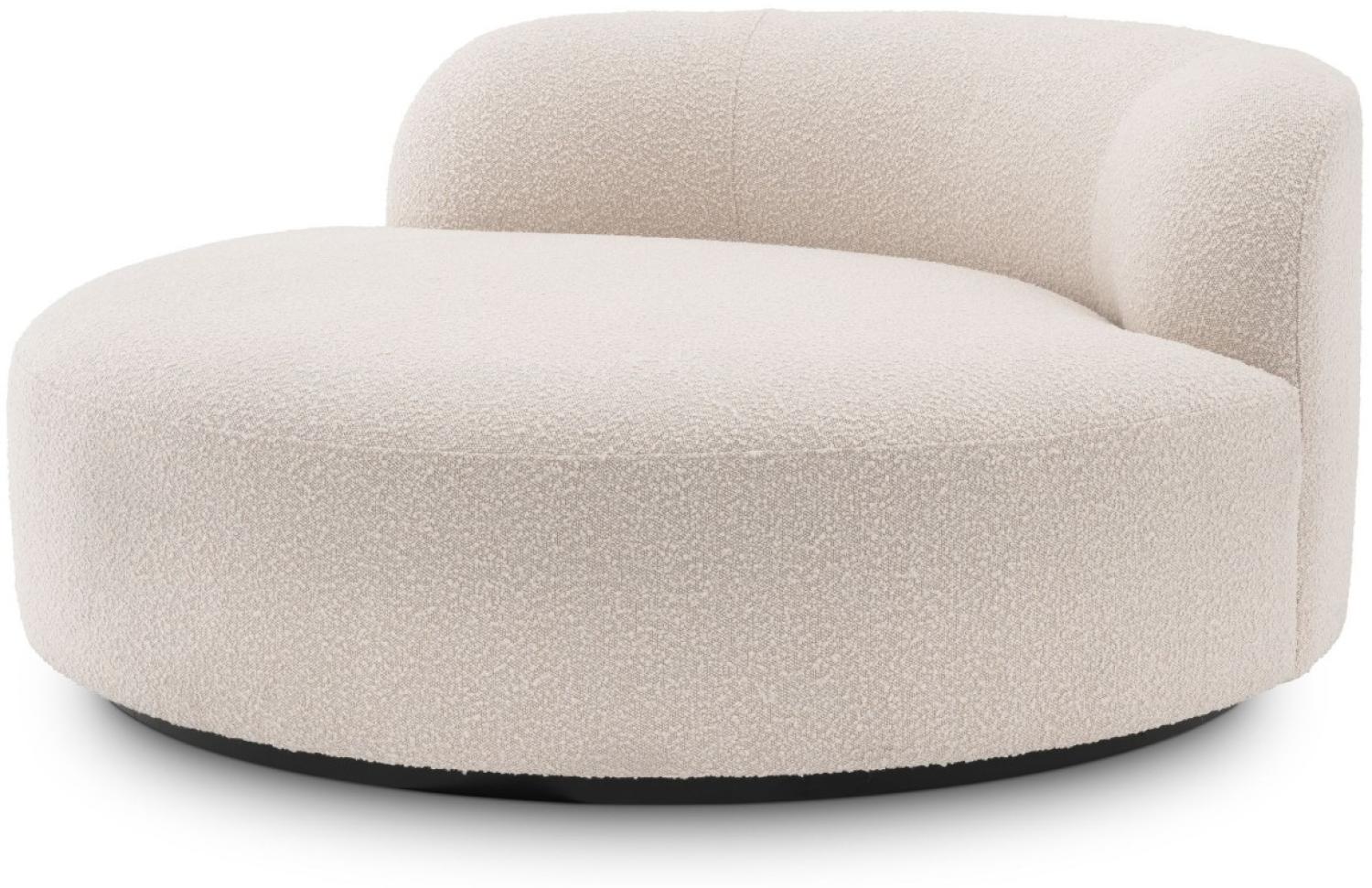 EICHHOLTZ Sofa Björn Rund Bouclé Cream Bild 1