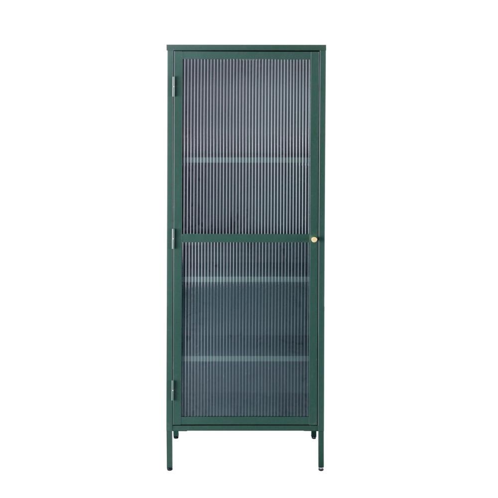 Dekoria Vitrine Xappa slim green 58 x 40,5 x 160,5 cm Bild 1