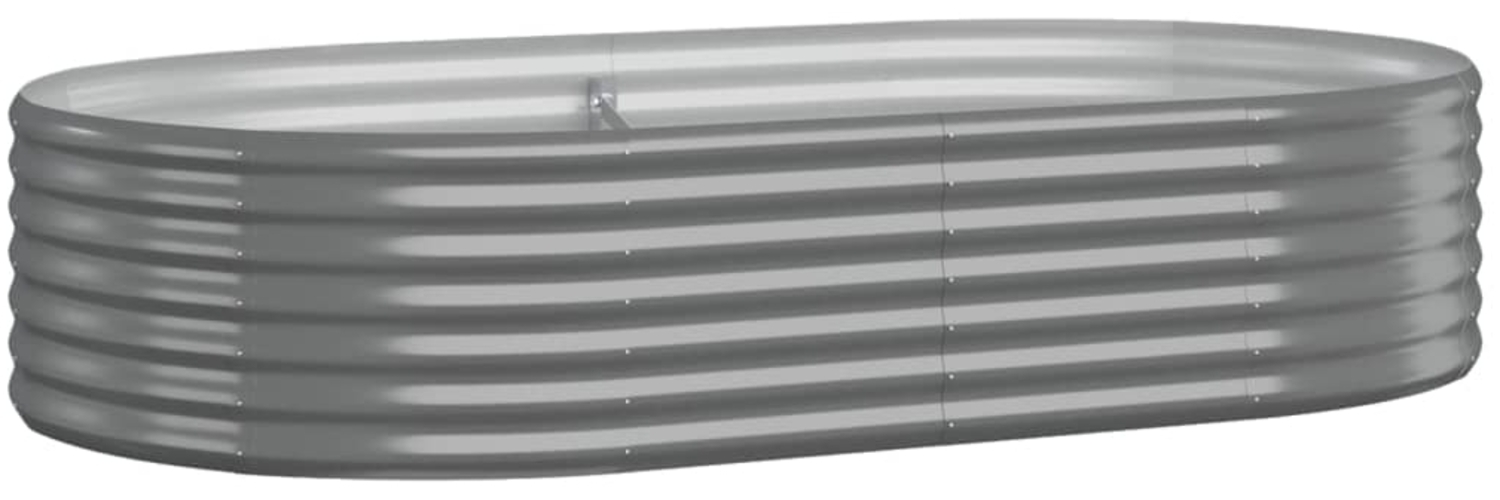 vidaXL Hochbeet Verzinkter Stahl 175x100x36 cm Grau 318989 Bild 1