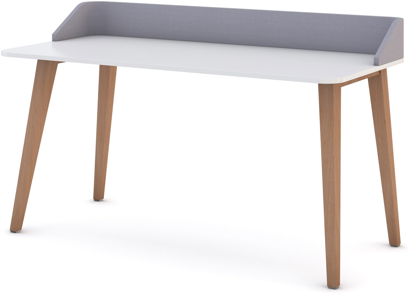 ASSMANN Sekretär Retaro Hellgrau 120 x 60 x 74 cm Holz Bild 1