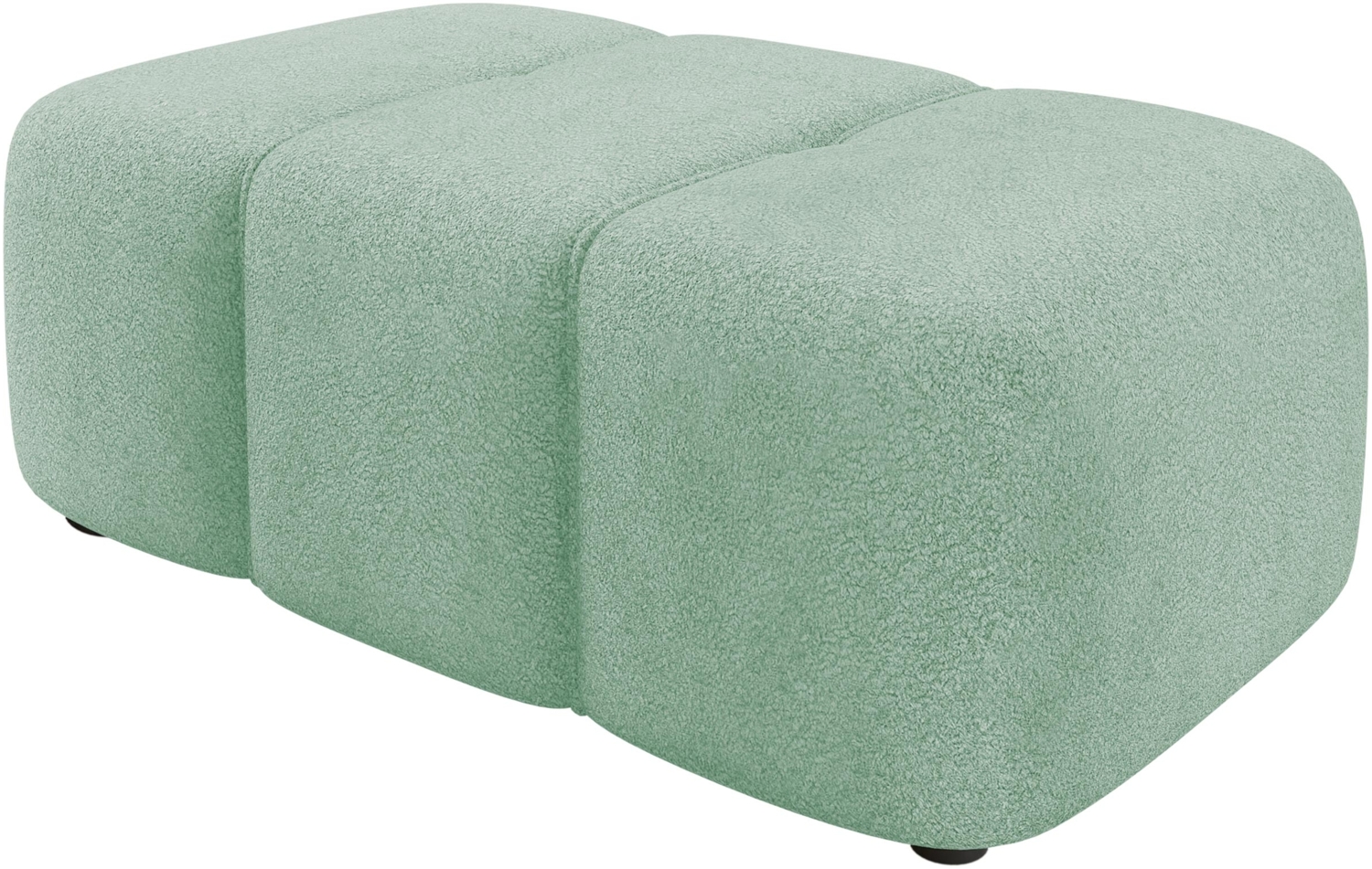 Polsterhocker Furyn Boucle (Farbe: Coral 55) Bild 1