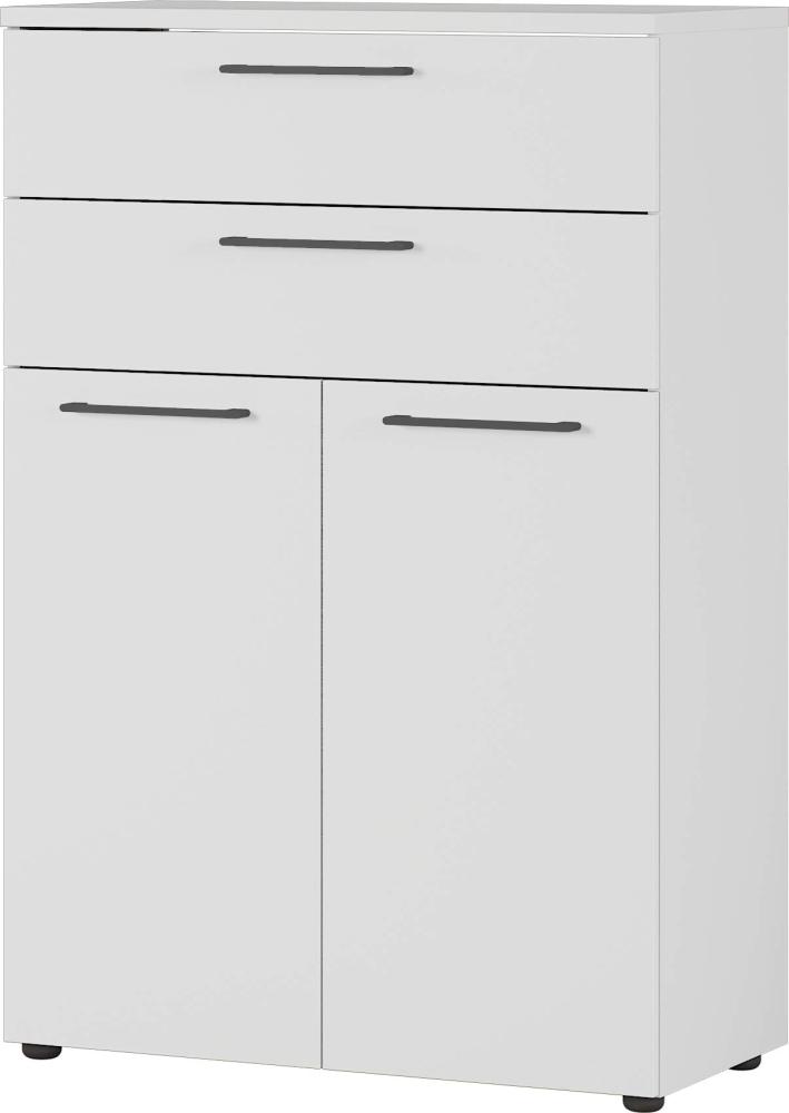 Aktenschrank Arlington, ideal für Home Office, in Lichtgrau, mit Schubladen, 80 x 120 x 40 cm (BxHxT) Bild 1