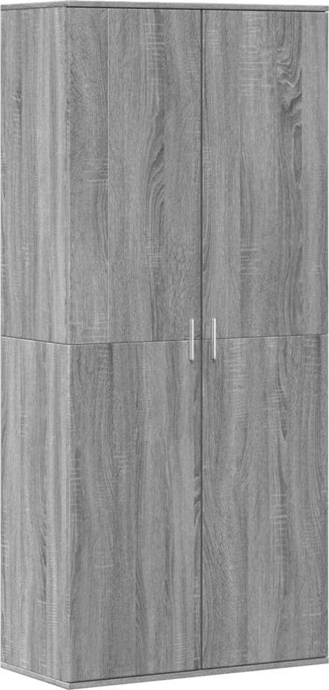 vidaXL Schuhschrank Grau Sonoma 80x39x178 cm Holzwerkstoff 3276677 Bild 1