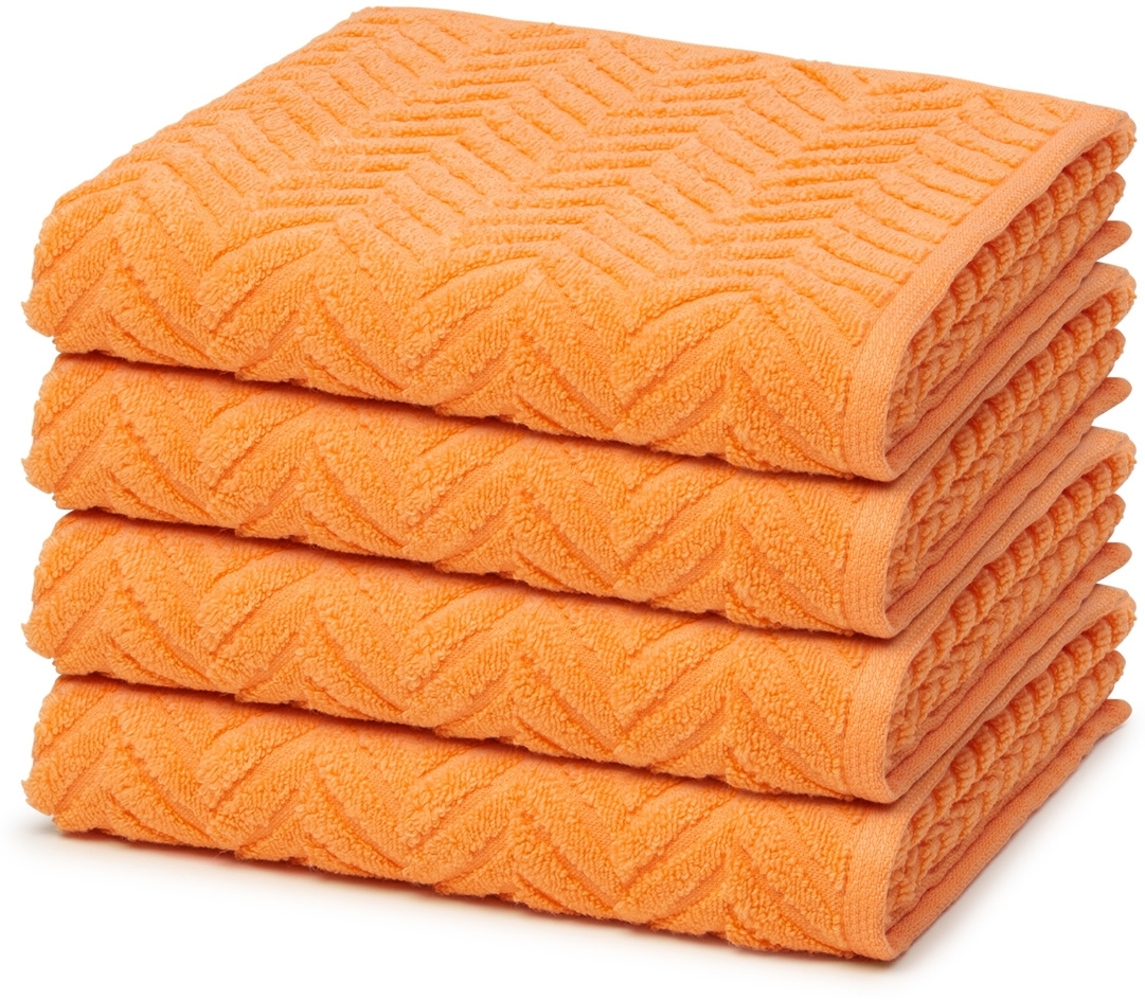 Ross Sensual Skin Zopf 4 tlg. Frottier-Set - 4 X Handtuch (50 X 100cm) - 500 g/m2 - Ginster Bild 1