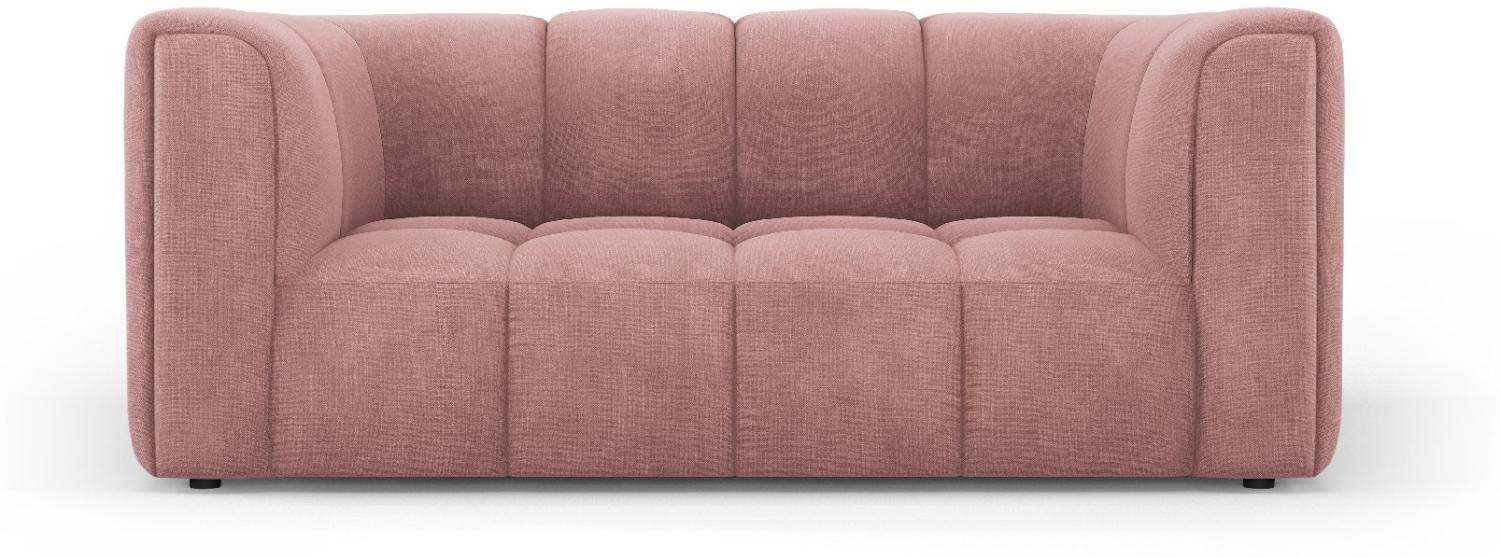 Micadoni Sofa Serena 2-Sitzer Strukturierter Stoff Rosa Bild 1