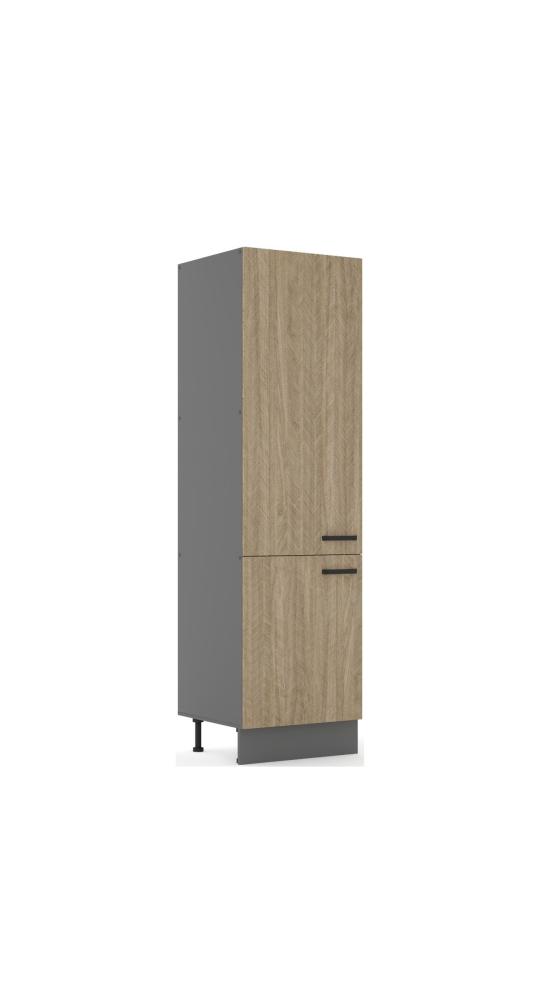 Küche SCANDI Hochschrank 60 cm Fischgrät Küchenzeile Küchenblock Einbauküche Bild 1