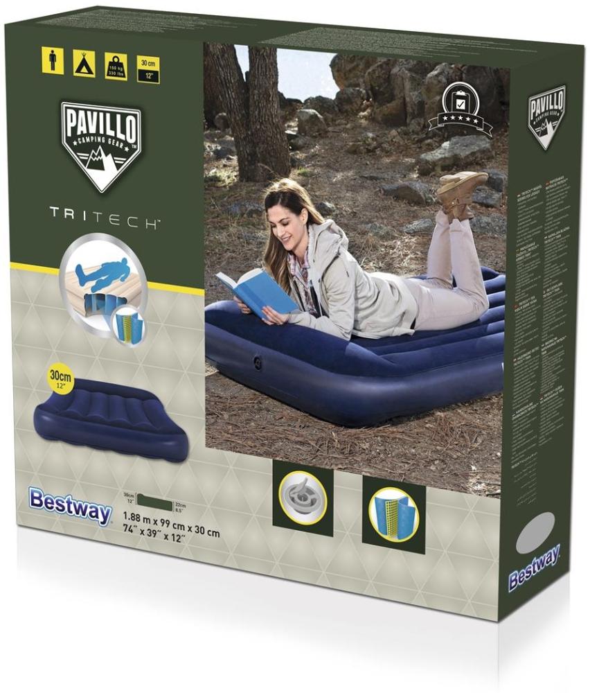 Pavillo™ TriTech™ Luftbett Single XL/Lo 188 x 99 x 30 cm Bild 1