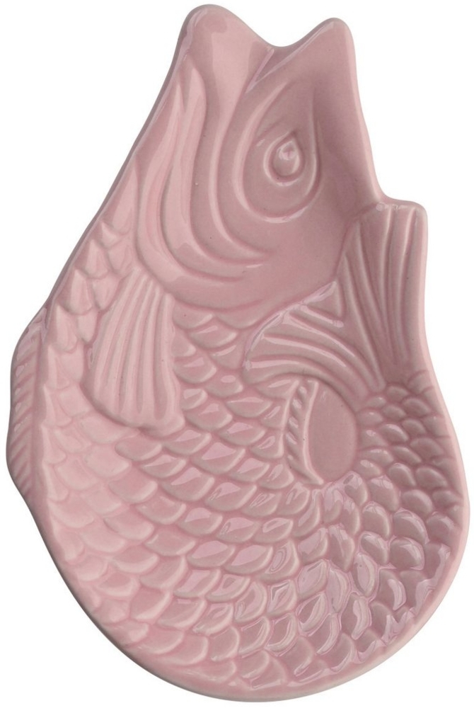 Giftcompany Speiseteller Monsieur Carafon Fisch Dekoteller sea pink 12,5x8,3cm Bild 1