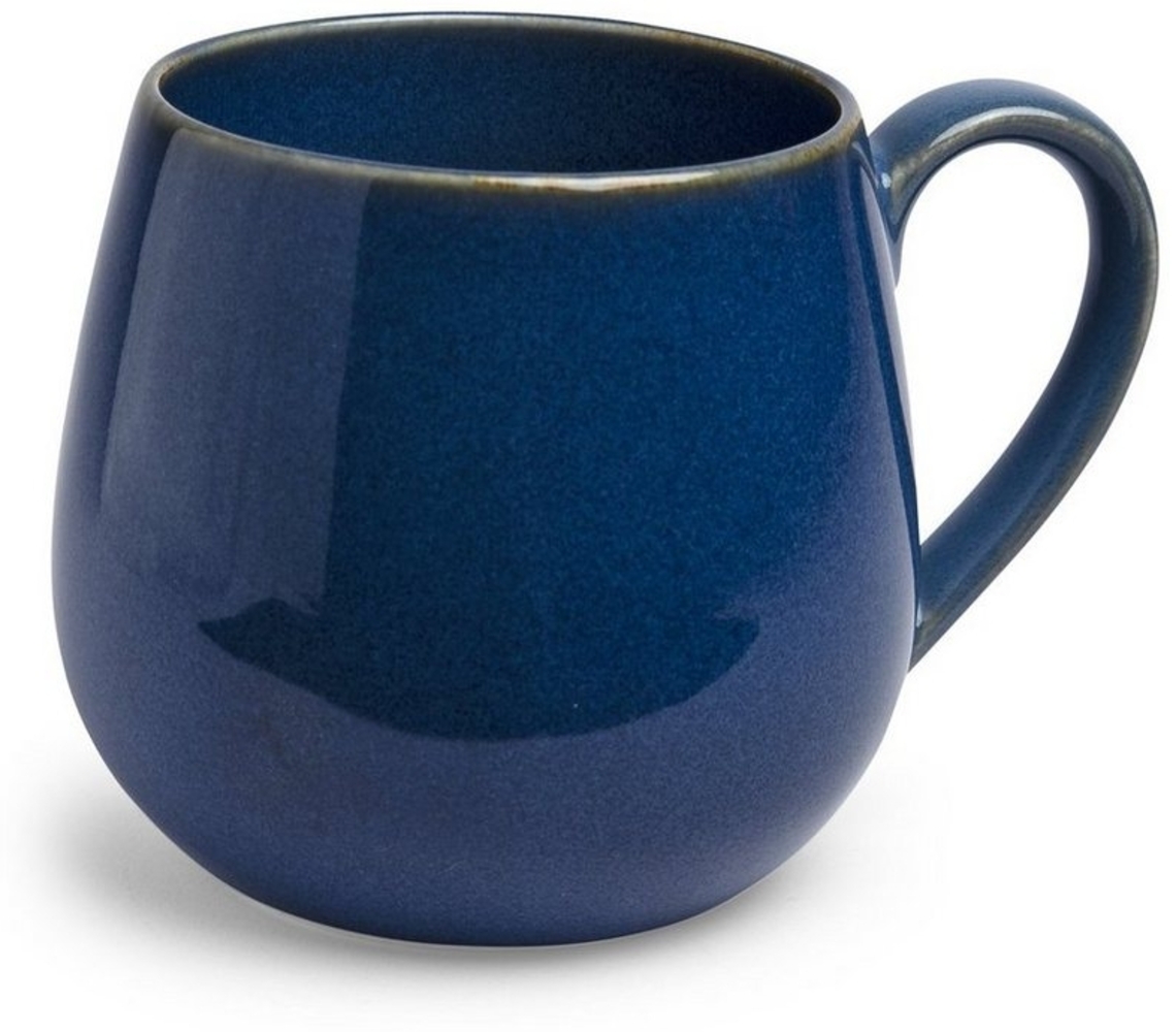 TeaLogic Tasse Matilda Henkelbecher Porzellan blau 0,4 L Bild 1