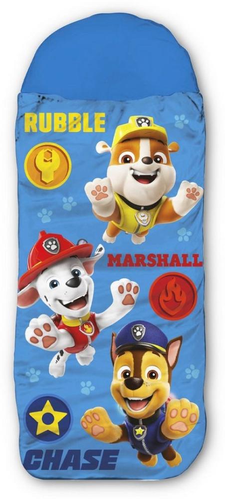 BERONAGE Kinderschlafsack Paw Patrol Kinder-Schlafsack Blau 140 cm + 30 cm (Kapuze) x 70 cm Bild 1