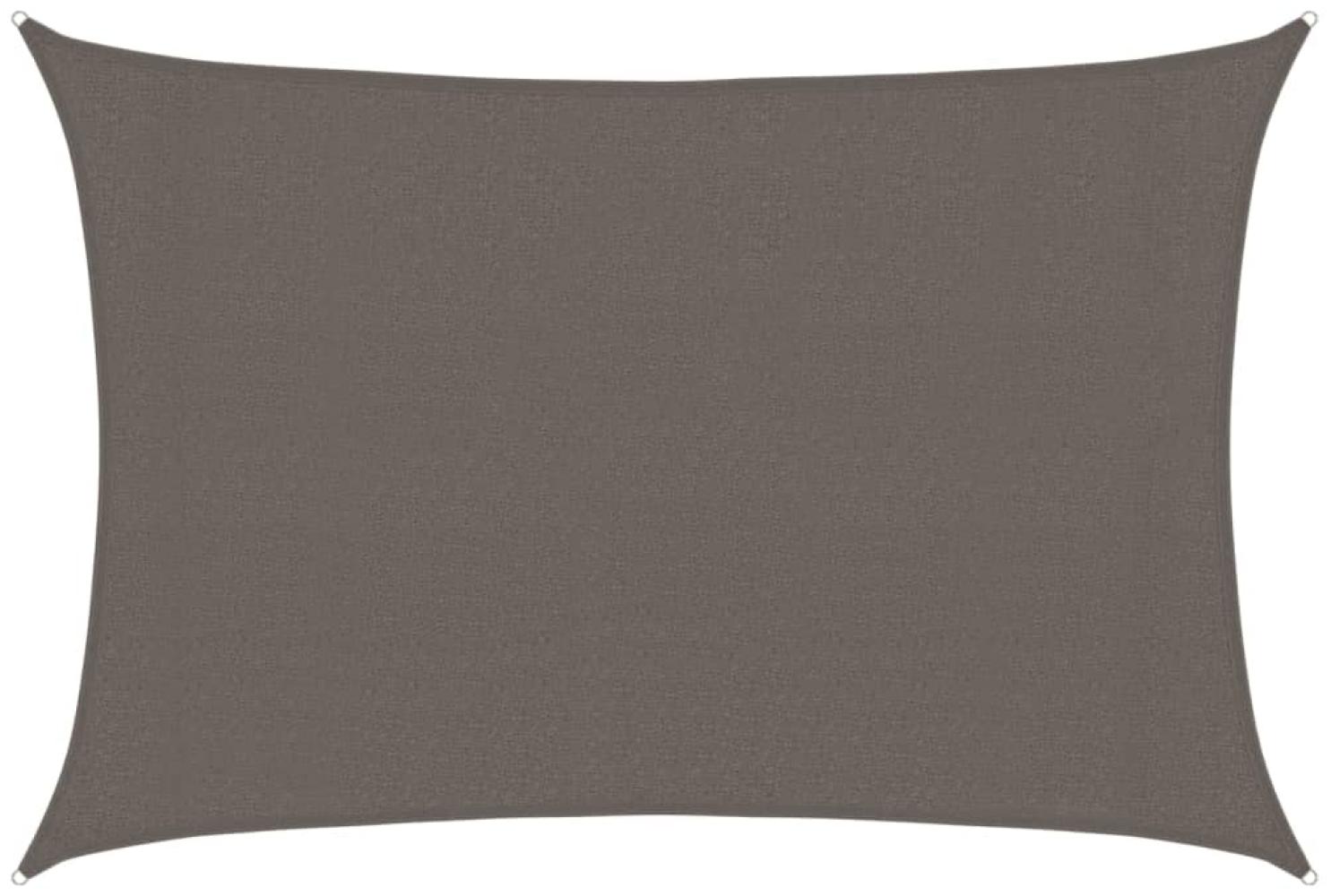 vidaXL Sonnensegel 160 g/m² Anthrazit 3x4,5 m HDPE 311073 Bild 1