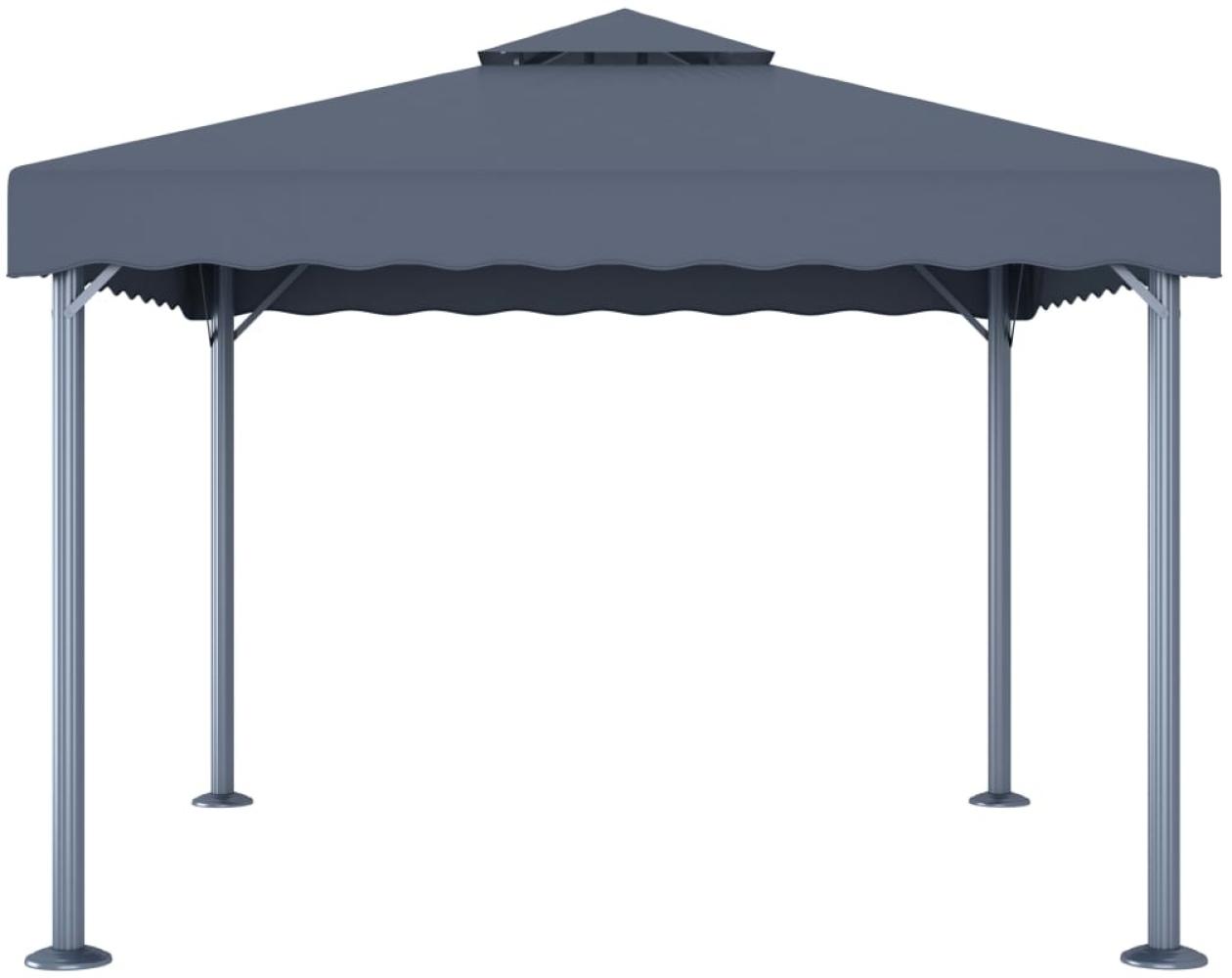 vidaXL Pavillon 300 x 300 cm Anthrazit Aluminium 48059 Bild 1